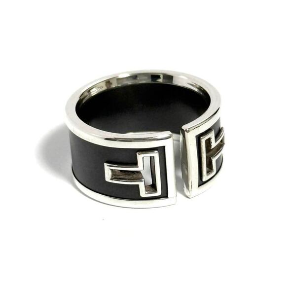 TIFFANY Black Ring - Picture 1 of 10